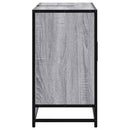 vidaXL szürke sonoma szerelt fa fürdőszobai mosdószekrény 80x33x60 cm