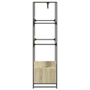 vidaXL sonoma tölgy színű szerelt fa ruhásszekrény 90 x 50 x 180 cm