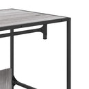 vidaXL szürke sonoma színű szerelt fa ruhásszekrény 90 x 50 x 180 cm