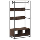 vidaXL barna tölgy színű szerelt fa ruhásszekrény 90 x 50 x 180 cm