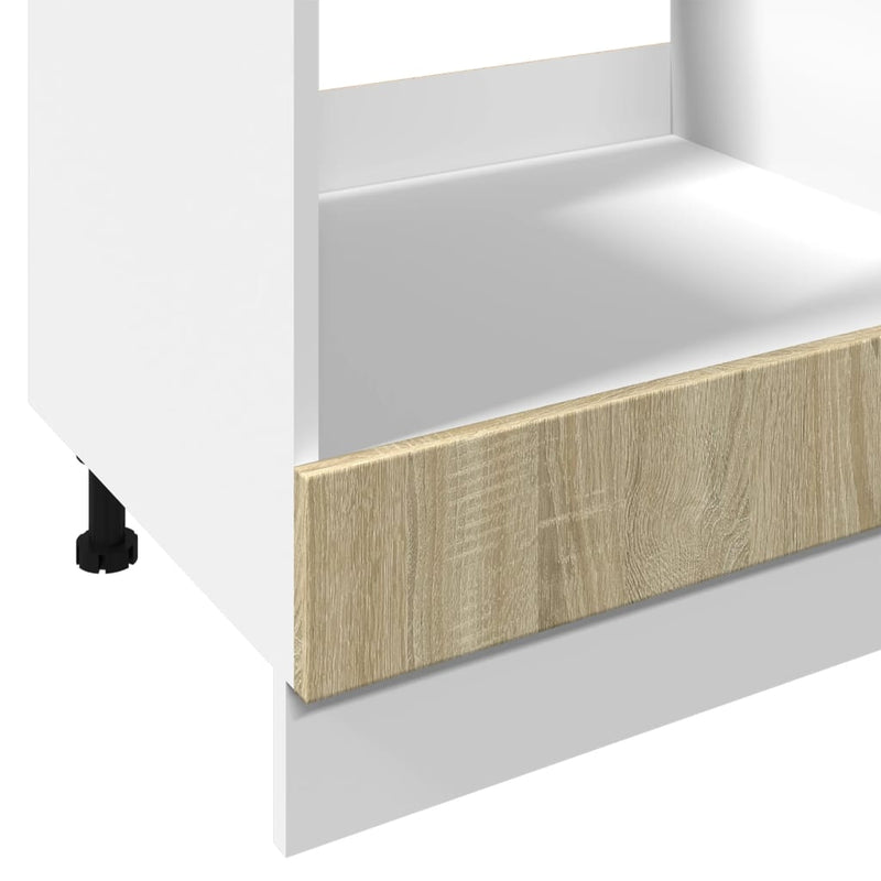 vidaXL sonoma tölgy színű szerelt fa sütőszekrény 60 x 46 x 81,5 cm