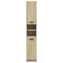 vidaXL sonoma tölgy színű szerelt fa fürdőszobaszekrény 32x34x188,5 cm