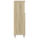 vidaXL sonoma tölgy színű szerelt fa fürdőszobaszekrény 30x30x100 cm