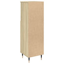 vidaXL sonoma tölgy színű szerelt fa fürdőszobaszekrény 30x30x100 cm