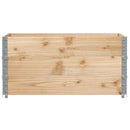 vidaXL 3 db tömör fenyőfa raklapmagasító 120 x 80 cm