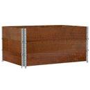 vidaXL 3 db barna tömör fenyőfa raklapmagasító 120 x 80 cm