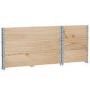 vidaXL 3 db tömör fenyőfa raklapmagasító 100 x 50 cm