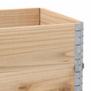vidaXL 3 db tömör fenyőfa raklapmagasító 100 x 50 cm