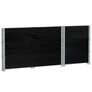 vidaXL 3 db fekete tömör fenyőfa raklapmagasító 100 x 50 cm