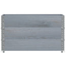 vidaXL 3 db szürke tömör fenyőfa raklapmagasító 100 x 50 cm