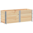 vidaXL 3 db tömör fenyőfa raklapmagasító 150 x 50 cm