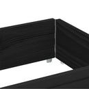 vidaXL 3 db fekete tömör fenyőfa raklapmagasító 150 x 50 cm