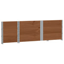 vidaXL 3 db barna tömör fenyőfa raklapmagasító 150 x 50 cm