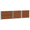 vidaXL 3 db barna tömör fenyőfa raklapmagasító 150 x 100 cm