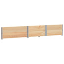 vidaXL tömör fenyőfa kerti virágláda 150 x 00 cm