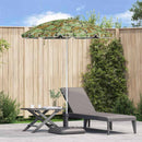 vidaXL Tengerparti napernyő Zöld 206 x 206 x 212 cm Poliészter és fém