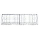 vidaXL horganyzott vas gabion kosár fedéllel 200 x 50 x 50 cm
