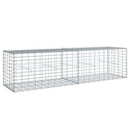 vidaXL horganyzott vas gabion kosár fedéllel 200 x 50 x 50 cm