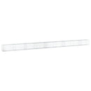 vidaXL horganyzott vas gabion kosár fedéllel 900 x 50 x 50 cm