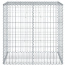 vidaXL horganyzott vas gabion kosár fedéllel 100 x 50 x 100 cm