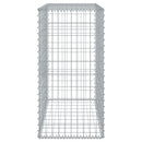 vidaXL horganyzott vas gabion kosár fedéllel 100 x 50 x 100 cm