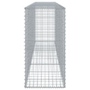 vidaXL horganyzott vas gabion kosár fedéllel 300 x 50 x 100 cm