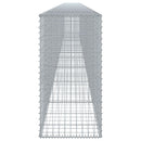 vidaXL horganyzott vas gabion kosár fedéllel 900 x 50 x 100 cm