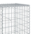 vidaXL horganyzott vas gabion kosár fedéllel 1100 x 50 x 100 cm