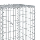 vidaXL horganyzott vas gabion kosár fedéllel 1200 x 50 x 100 cm