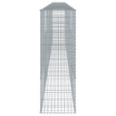 vidaXL horganyzott vas gabion kosár fedéllel 700 x 50 x 150 cm