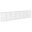 vidaXL horganyzott vas gabion kosár fedéllel 700 x 50 x 150 cm