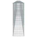 vidaXL horganyzott vas gabion kosár fedéllel 1000 x 50 x 150 cm