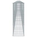 vidaXL horganyzott vas gabion kosár fedéllel 1100 x 50 x 150 cm