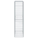 vidaXL horganyzott vas gabion kosár fedéllel 100 x 50 x 200 cm