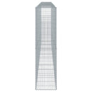 vidaXL horganyzott vas gabion kosár fedéllel 600 x 50 x 200 cm