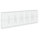 vidaXL horganyzott vas gabion kosár fedéllel 600 x 50 x 200 cm