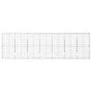 vidaXL horganyzott vas gabion kosár fedéllel 700 x 50 x 200 cm