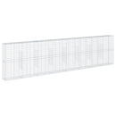 vidaXL horganyzott vas gabion kosár fedéllel 800 x 50 x 200 cm