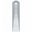 vidaXL horganyzott vas gabion kosár fedéllel 900 x 50 x 200 cm