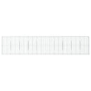 vidaXL horganyzott vas gabion kosár fedéllel 1000 x 50 x 200 cm