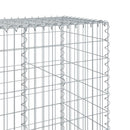 vidaXL horganyzott vas gabion kosár fedéllel 1100 x 50 x 200 cm