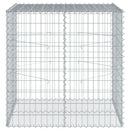 vidaXL horganyzott vas gabion kosár fedéllel 100 x 100 x 100 cm