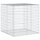 vidaXL horganyzott vas gabion kosár fedéllel 100 x 100 x 100 cm