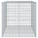 vidaXL horganyzott vas gabion kosár fedéllel 150 x 100 x 100 cm