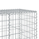 vidaXL horganyzott vas gabion kosár fedéllel 1100 x 100 x 100 cm