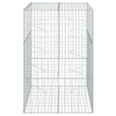 vidaXL horganyzott vas gabion kosár fedéllel 100 x 100 x 150 cm