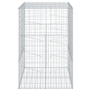 vidaXL horganyzott vas gabion kosár fedéllel 100 x 100 x 150 cm
