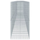 vidaXL horganyzott vas gabion kosár fedéllel 1150 x 100 x 200 cm