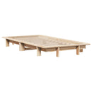 vidaXL tömör fenyőfa ágy matrac nélkül 90 x 200 cm