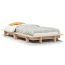 vidaXL tömör fenyőfa ágy matrac nélkül 90 x 200 cm